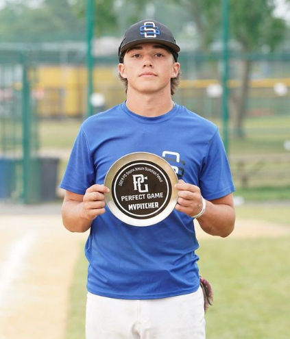 Dylan Weinstein (St. Dominic 2028) wins MVP-Pitcher of the PG South Jersey Summer Finale tournament!
